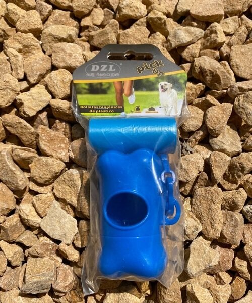 Colored Poop Bag Dispenser with Bags