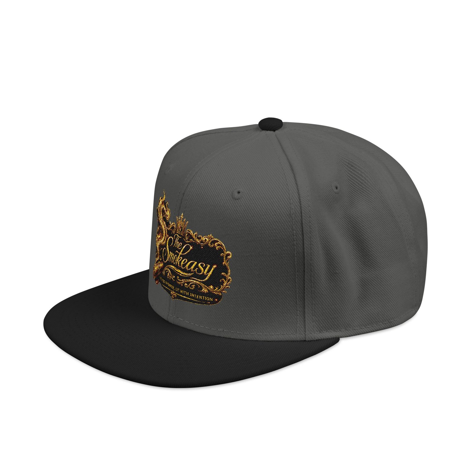 Embroidered Gold Crown Snapback Hat — Luxury Streetwear Cap - Image 6