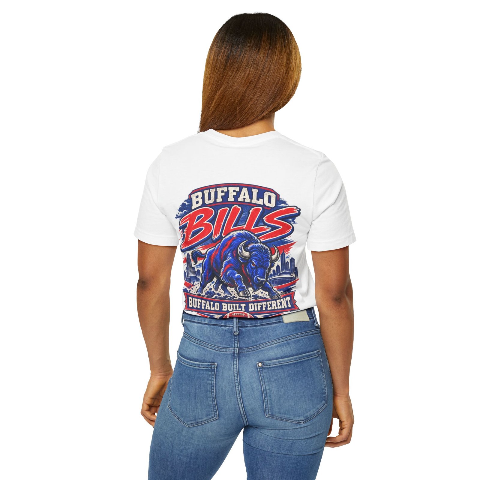 Buffalo Bills Tailgate T-Shirt — Drinks, Wings & Bills Game Day Shirt - Image 5