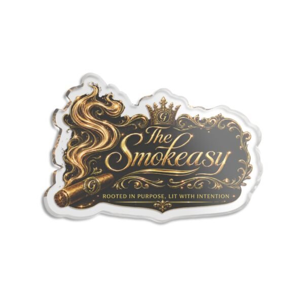 The Smokeasy Custom Cut Sticker – Vintage Cigar Lounge Logo