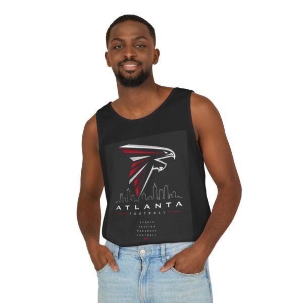 Atlanta Falcons Skyline Tank Top — Retro Team Logo Football Fan Tee