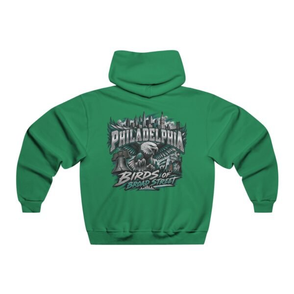 Philadelphia Eagles-Style 'Birds of Broad Street' Hoodie — Vintage Sports Graphic Sweatshirt