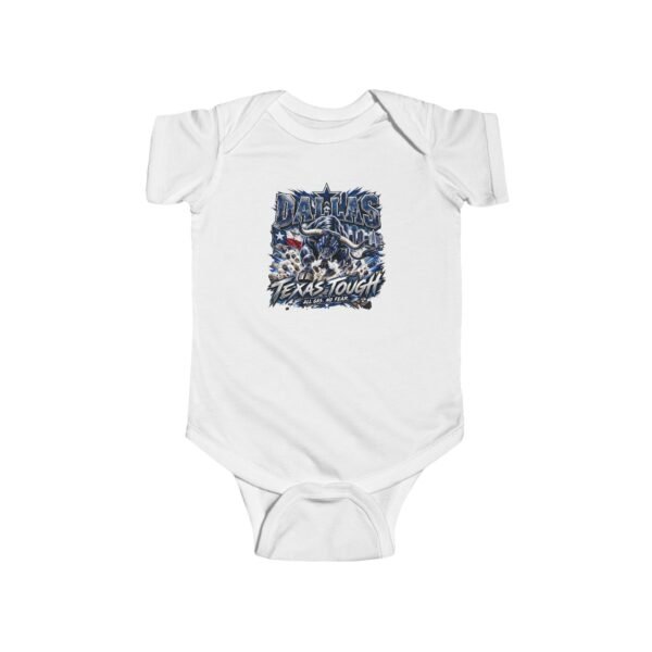 Texas Tough Baby Bodysuit – Vintage Rodeo Graphic Infant Onesie