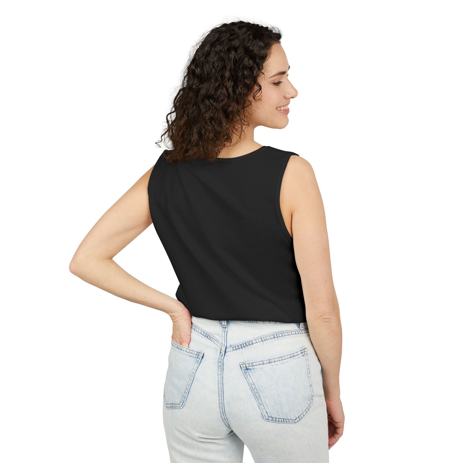 D.C. We Command The District Tank Top — Washington DC Skyline Graphic - Image 3