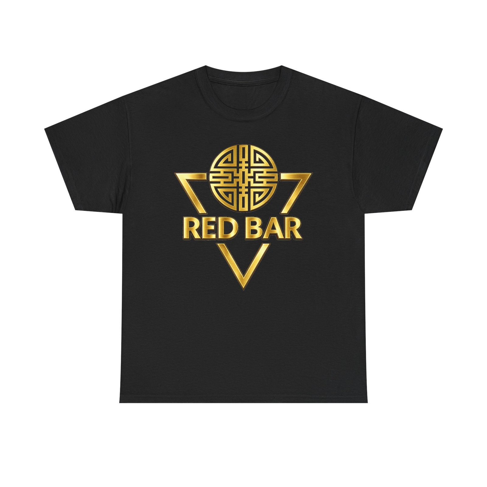 Red Bar Gold Emblem Tee
