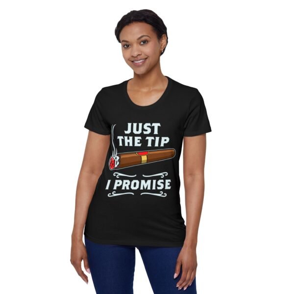 Cigar Graphic Women's Tee — Vintage Cigar Illustration Short Sleeve Shirt
