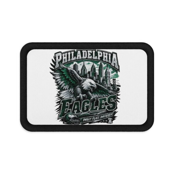 Philadelphia Eagles Embroidered Patch — Vintage Flying Eagle Rectangle